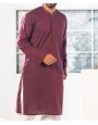 Men Kurta - Maroon
