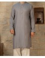 Men Kurta - Dark Grey