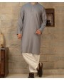 Men Kurta - Dark Grey