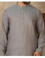 Men Kurta - Dark Grey