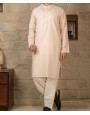 Men Kurta - Peach