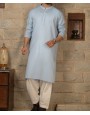 Men Kurta - Sky Blue