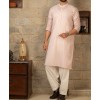 MEN KURTA PLAIN OFF WHITE