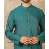 MEN KURTA SEMI FORMAL GREEN