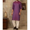 MEN KURTA PLAIN MAROON