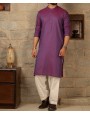 Men Kurta - Maroon
