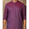 MEN KURTA PLAIN MAROON