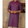 MEN KURTA PLAIN MAROON