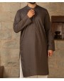 Men Kurta - Dark Brown