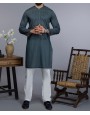 Men Kurta - Grey