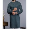 Men Kurta - Grey