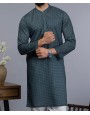 Men Kurta - Grey