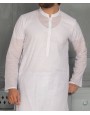 Men Shalwar Kameez - White