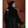 Abaya  (Front Zip)  - Black