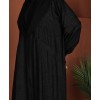 Abaya  (Front Zip)  - Black