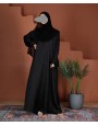 Abaya (Sleeve Lace) - Black