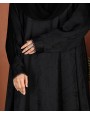 Abaya (Sleeve Lace) - Black