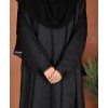 Abaya  (Sleeve Lace)  - Black