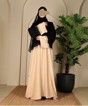Double Shade 3 Pc Set Abaya