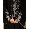 Hand Work Abaya 4 Pc - Black