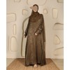Anaaqa 3Pc Set Abaya - Khakee