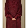 Anaaqa 3Pc Set Abaya - Maroon