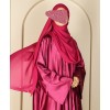 Abaya 4 Pc Set - Magenta