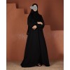 Abaya 3 Pc Set - Black