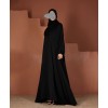 Abaya 3 Pc Set - Black