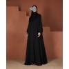 Abaya 3 Pc Set - Black