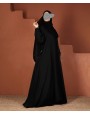 Abaya 3 Pc Set - Black