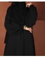 Abaya 3 Pc Set - Black
