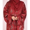 Abaya 4 Pc Set - Apple Red