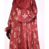 Abaya 4 Pc Set - Apple Red