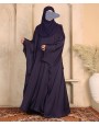 Zoom Midnight Blue 3 Pc Set Abaya