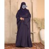 Zoom Midnight Blue 3 Pc Set Abaya