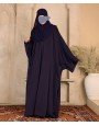 Zoom Midnight Blue 3 Pc Set Abaya
