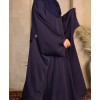 Zoom Midnight Blue 3 Pc Set Abaya