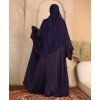 Zoom Midnight Blue 3 Pc Set Abaya