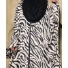 Zebra Print 4 Pc Set Abaya