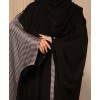 Abaya 3 Pc Set - Black