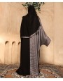 Abaya 3 Pc Set - Black