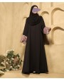 Abaya 3 Pc Set - Black