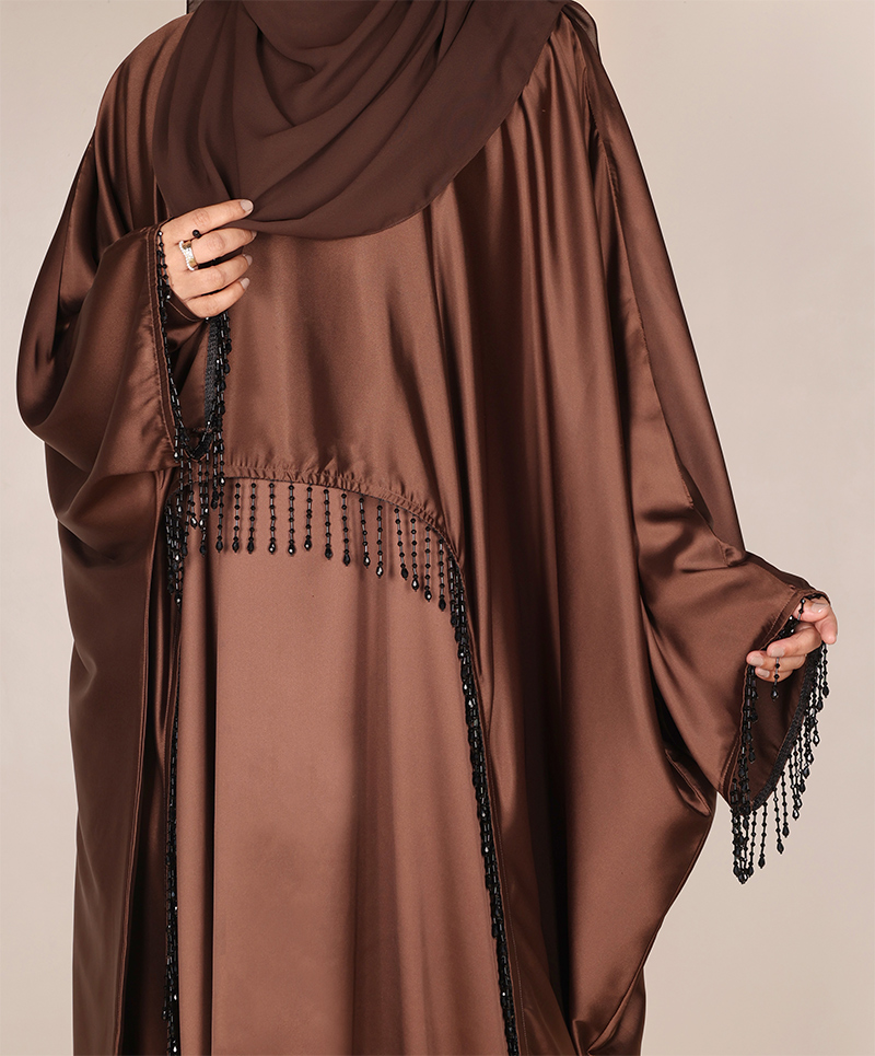 Abaya 4 Pc Set - Brown