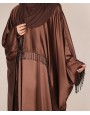 Abaya 4 Pc Set - Brown
