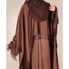 Abaya 4 Pc Set - Brown