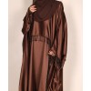 Abaya 4 Pc Set - Brown
