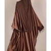 Abaya 4 Pc Set - Brown