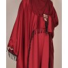 Abaya 4 Pc Set - Maroon