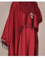Abaya 4 Pc Set - Maroon